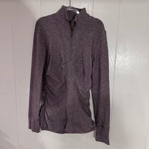 Purple Zip-Up Jacket